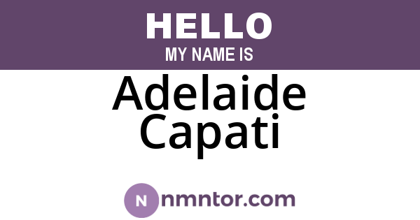 Adelaide Capati