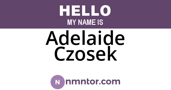 Adelaide Czosek