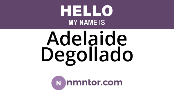 Adelaide Degollado