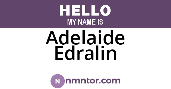 Adelaide Edralin