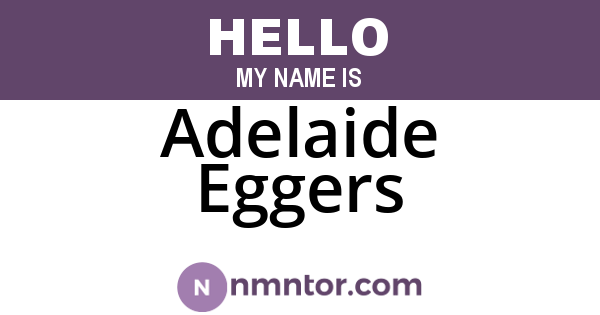 Adelaide Eggers