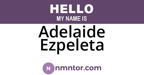 Adelaide Ezpeleta
