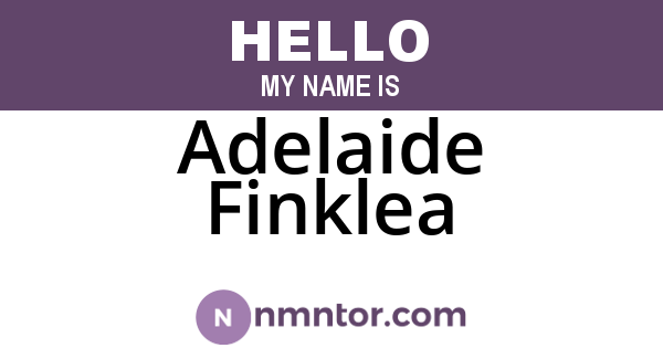 Adelaide Finklea