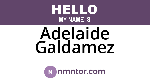 Adelaide Galdamez