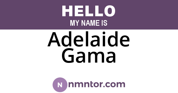 Adelaide Gama
