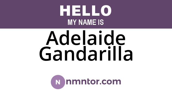 Adelaide Gandarilla
