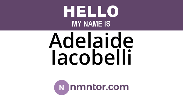 Adelaide Iacobelli