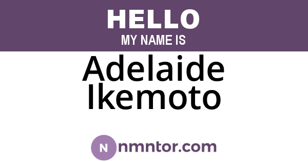 Adelaide Ikemoto