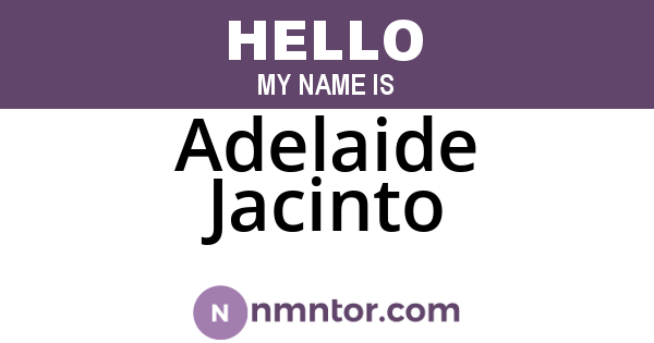 Adelaide Jacinto