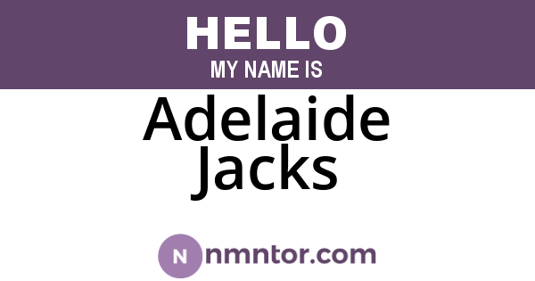 Adelaide Jacks