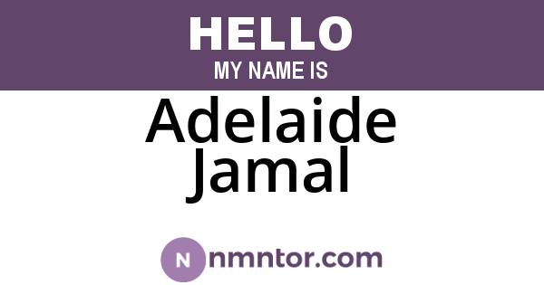 Adelaide Jamal
