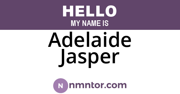 Adelaide Jasper