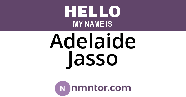 Adelaide Jasso