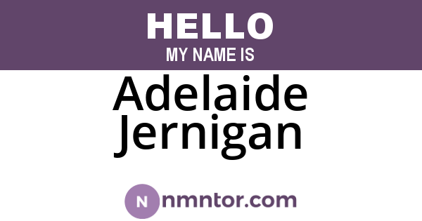 Adelaide Jernigan