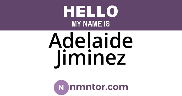 Adelaide Jiminez