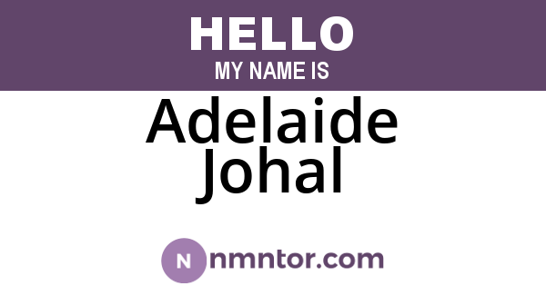 Adelaide Johal