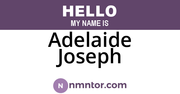 Adelaide Joseph