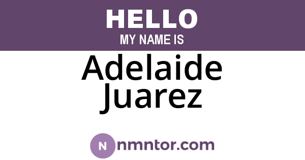 Adelaide Juarez