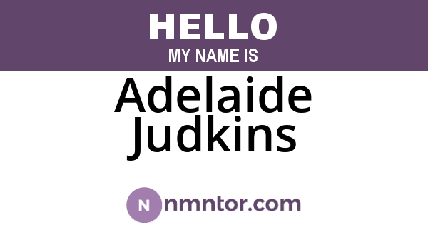 Adelaide Judkins