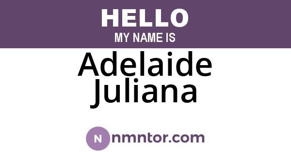 Adelaide Juliana