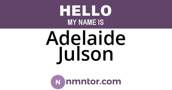 Adelaide Julson