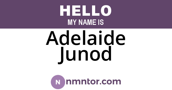Adelaide Junod