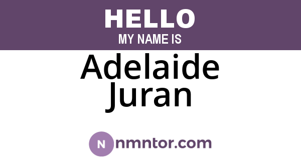 Adelaide Juran