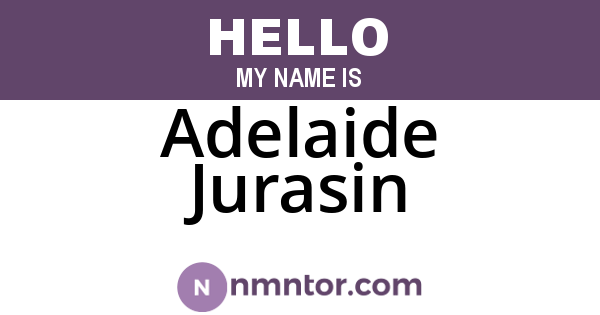 Adelaide Jurasin
