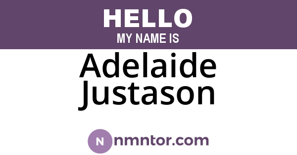 Adelaide Justason