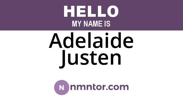 Adelaide Justen