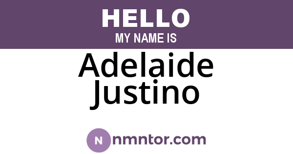 Adelaide Justino