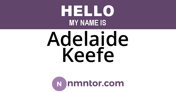 Adelaide Keefe