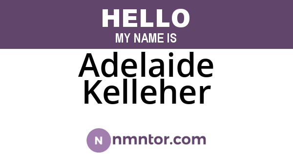 Adelaide Kelleher