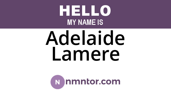 Adelaide Lamere