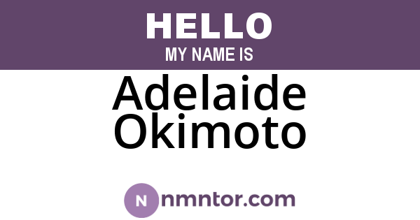 Adelaide Okimoto