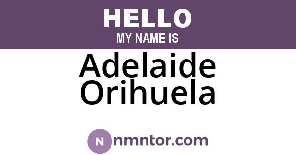 Adelaide Orihuela