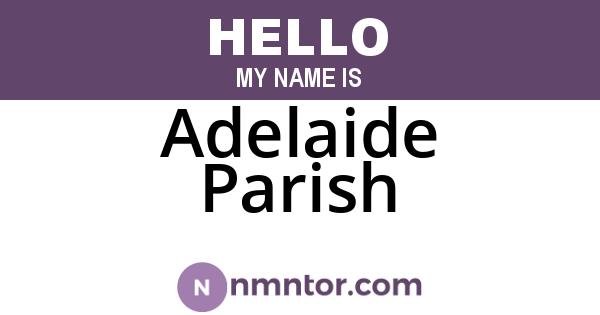 Adelaide Parish