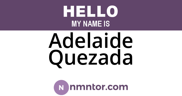 Adelaide Quezada