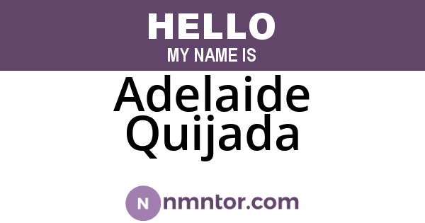 Adelaide Quijada