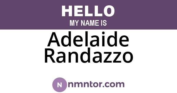 Adelaide Randazzo