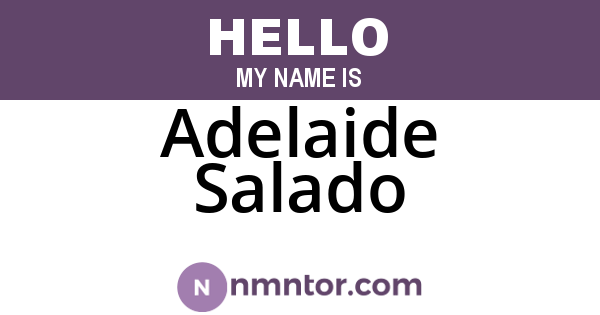 Adelaide Salado