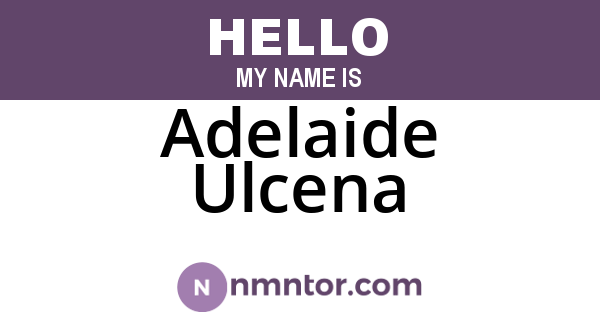 Adelaide Ulcena