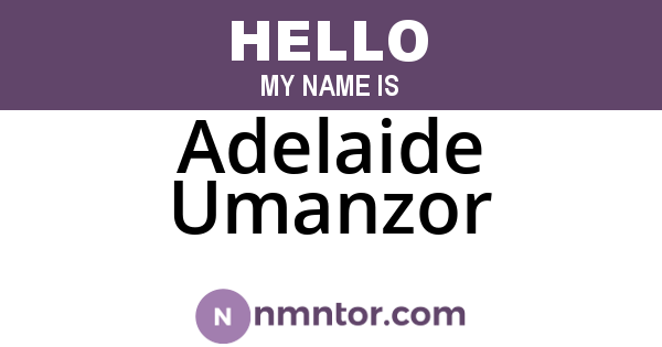 Adelaide Umanzor