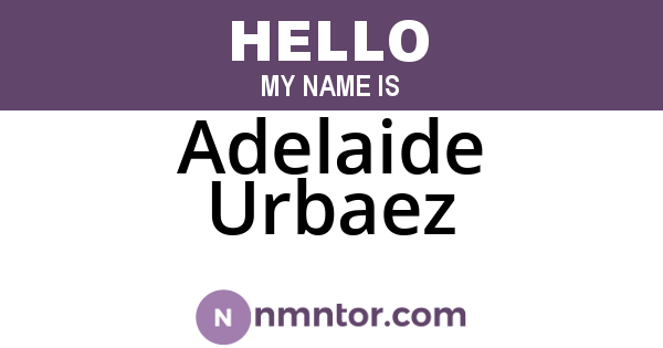 Adelaide Urbaez