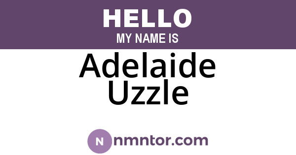 Adelaide Uzzle