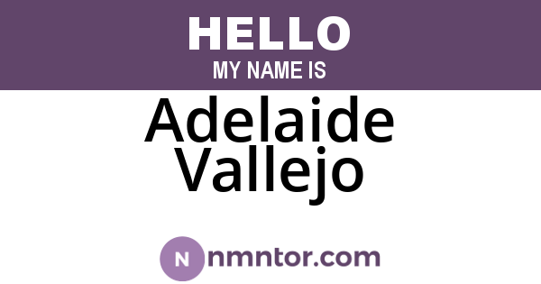 Adelaide Vallejo