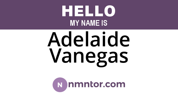 Adelaide Vanegas