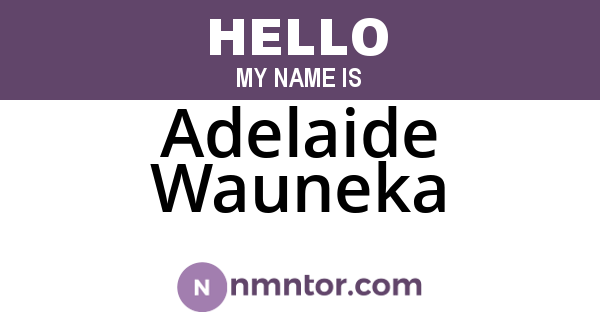 Adelaide Wauneka