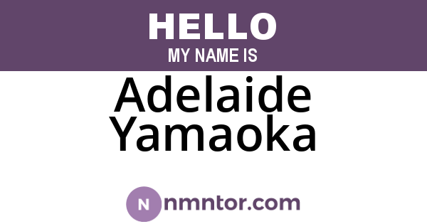 Adelaide Yamaoka
