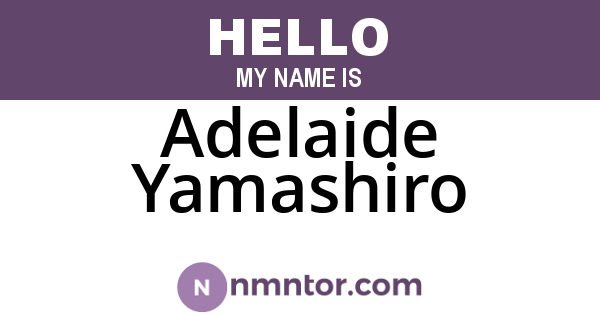 Adelaide Yamashiro